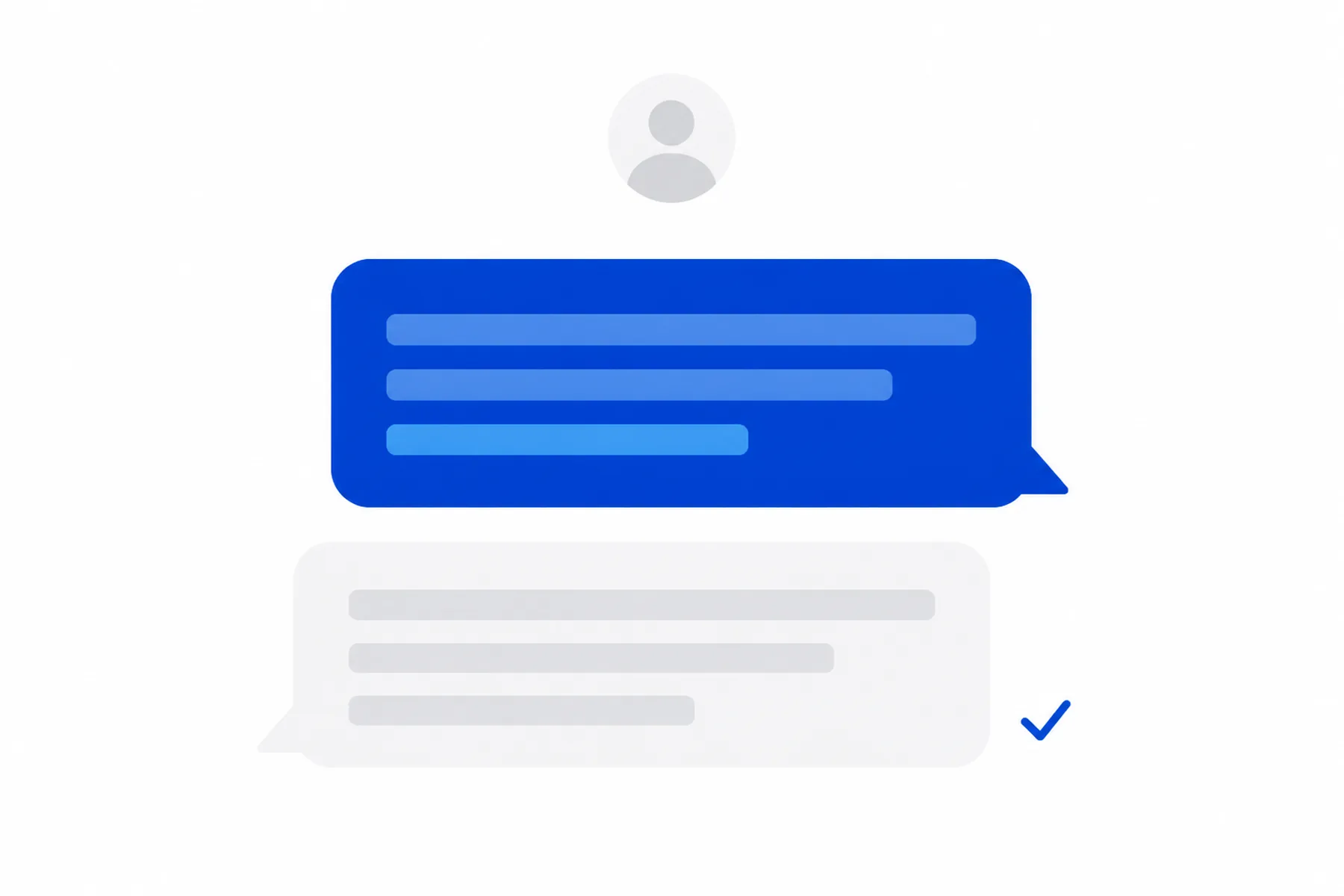 LinkedIn üzenetváltás mockup